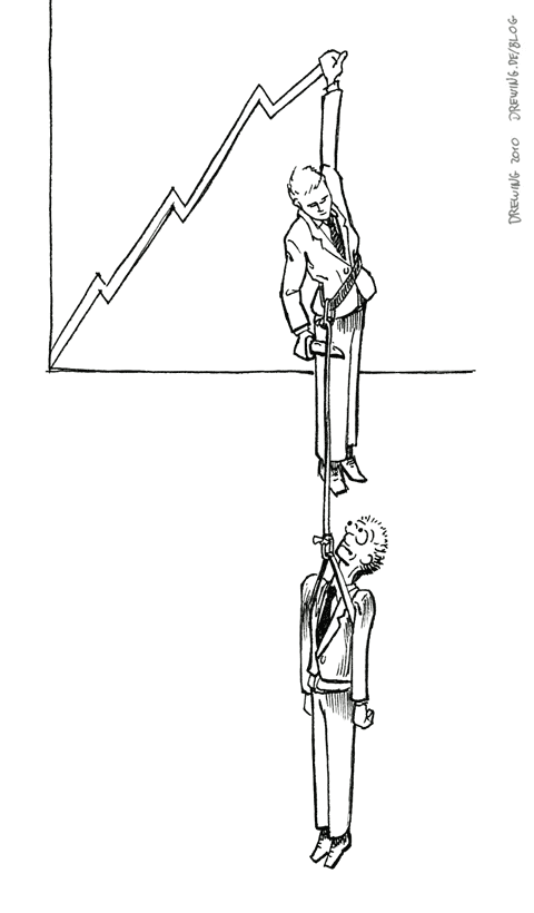 nightlysketch154 The Way Up, (c) 2010 Ingmar Drewing