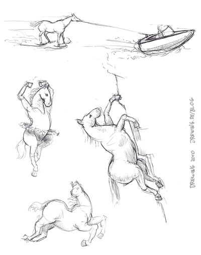nightlysketch264 Sports, (c) 2010 Ingmar Drewing