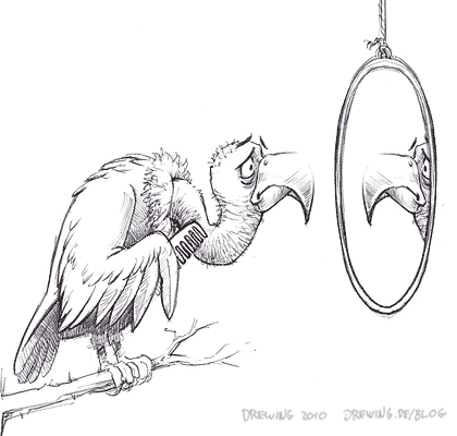 Keep Mirrors Out Of Bird Cages, (c) 2010 Ingmar Drewing