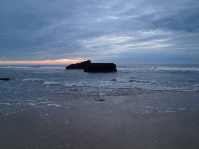 Soulac-sur-mer sunken bunker