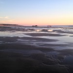 Soulac-sur-mer, beach, evening